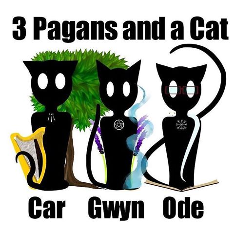 3 Pagans and a Cat Logo